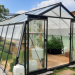 Greenhouse in a pioneer's garden