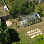 Une serre innovante de la jardin d'un pionnier à Dijon